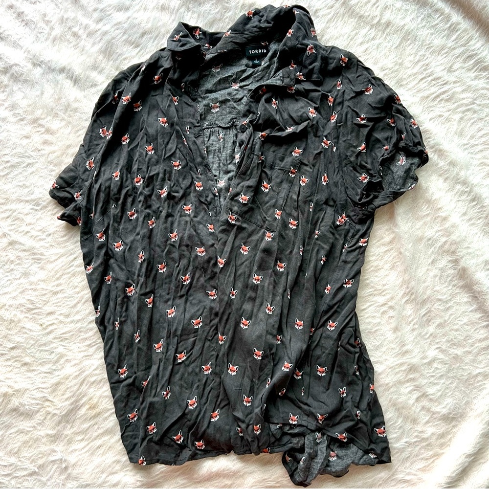 Torrid fox button up